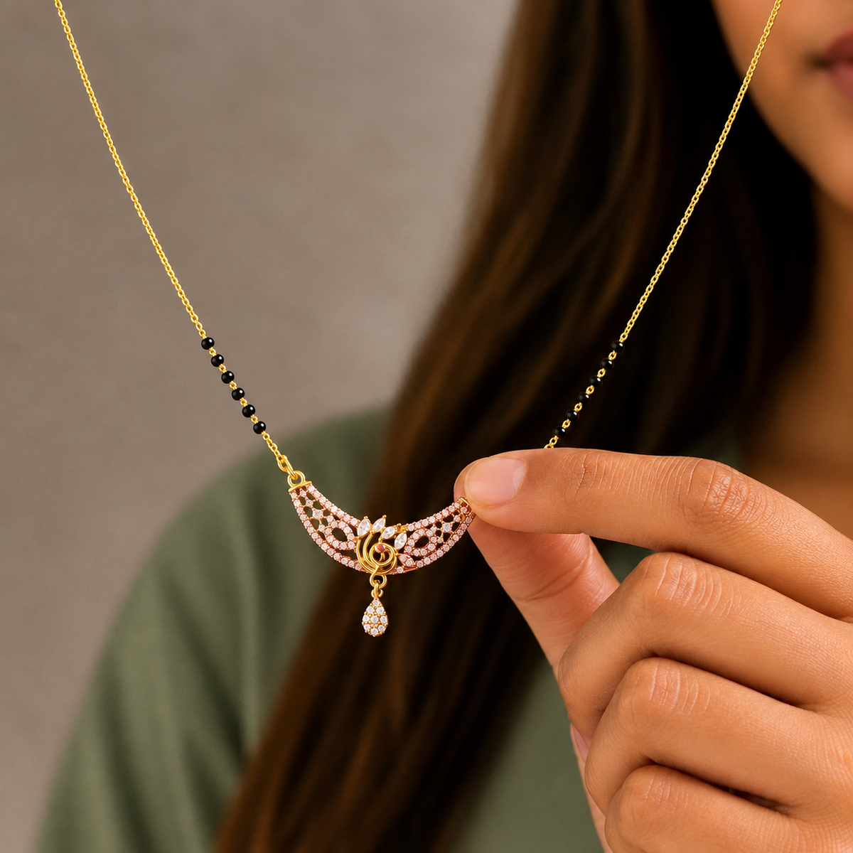 Anaya pearl drop necklace