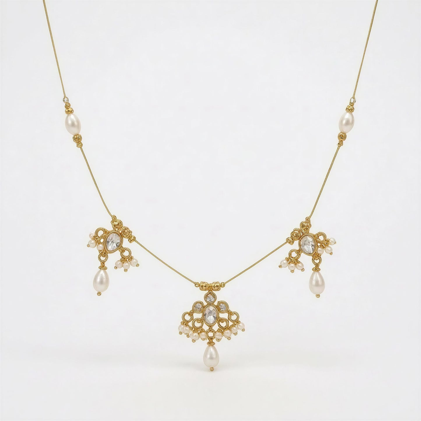 Dew drop pearl harmony necklace MN1011