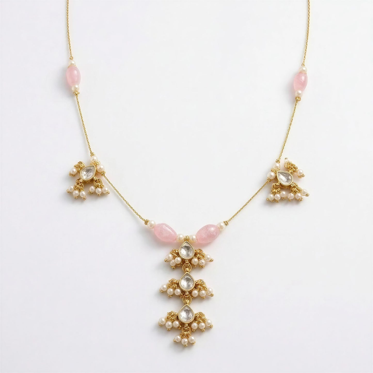 Blush Charm Necklace MN1004