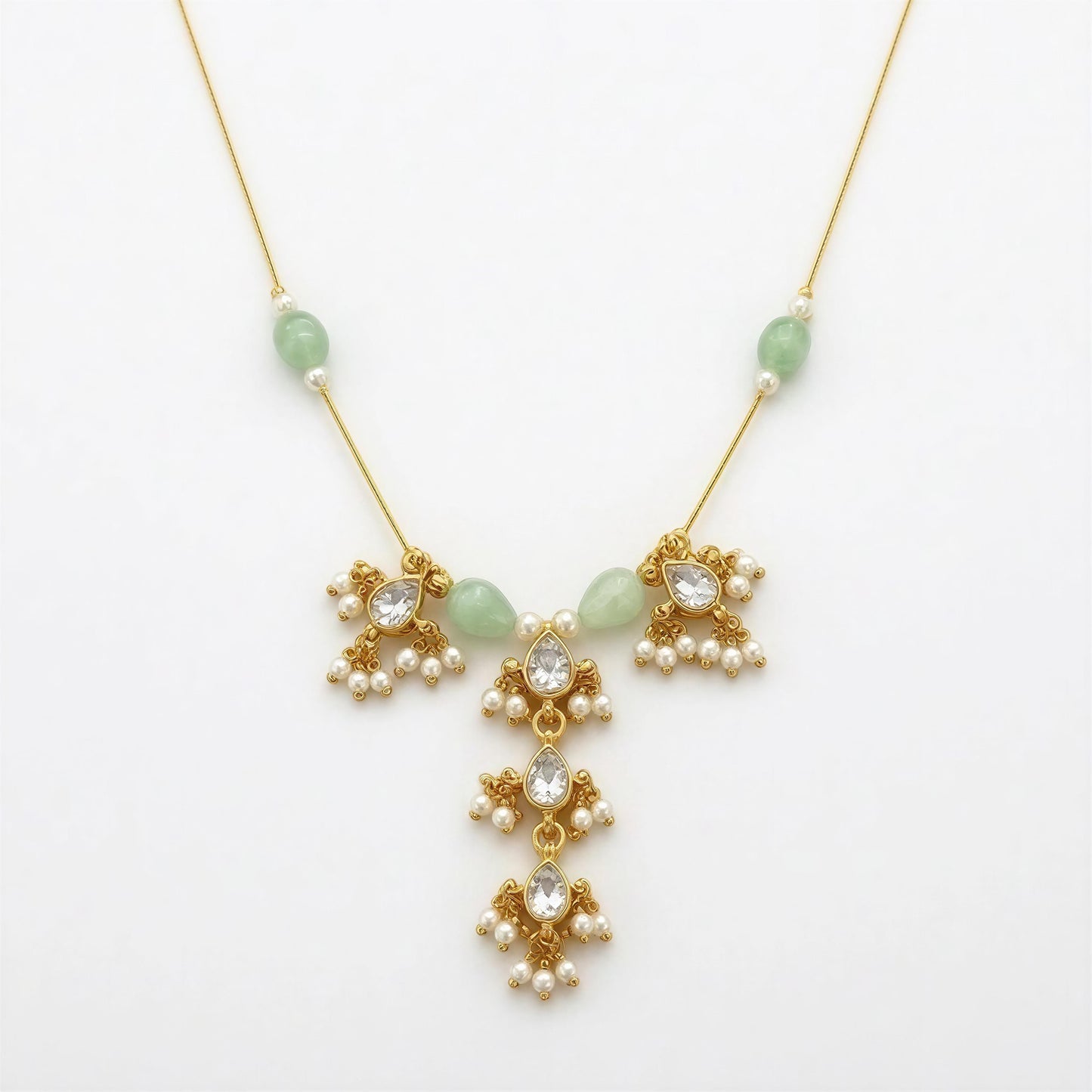 Mint drop necklace MN 1006