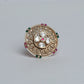Royal Heritage Kundan Round Ring