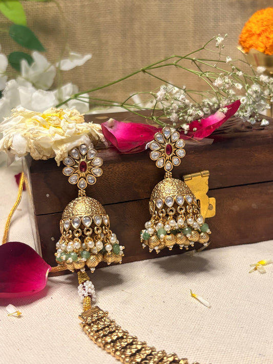 Gulraiz Kundan  Set HT1007
