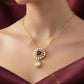 Nazakat Ruby Pearl Kundan Pendant Set