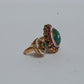 Regal Triple Stone Kundan Ring