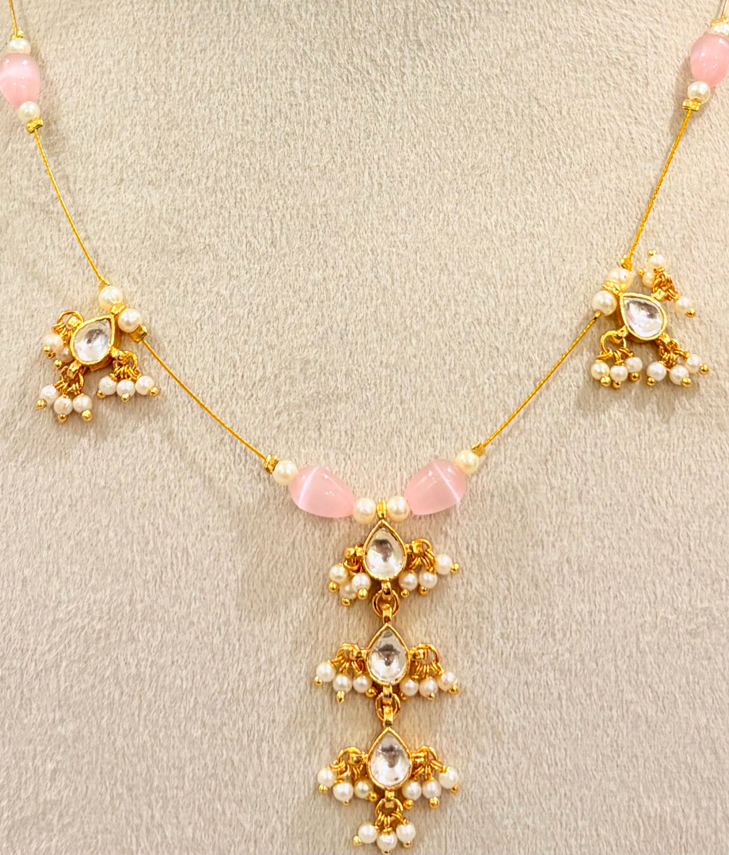 Blush Charm Necklace MN1004