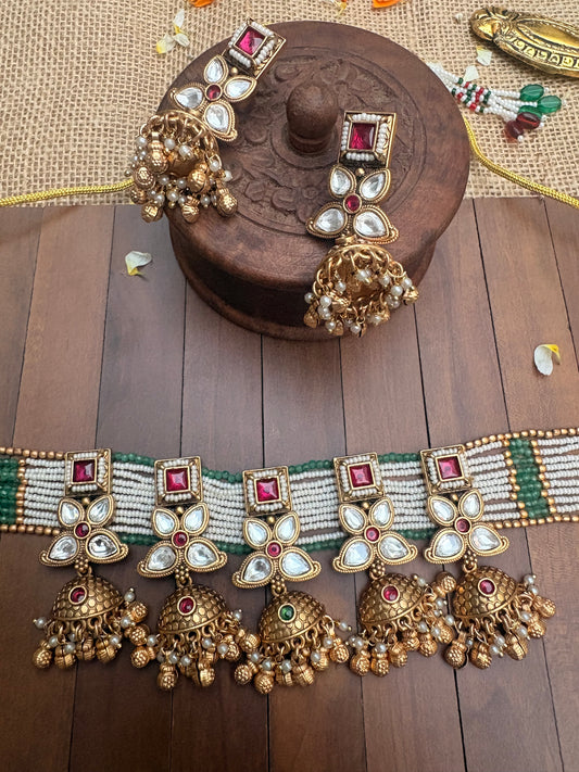 Ruhani Rajputi  Choker Set HT1002