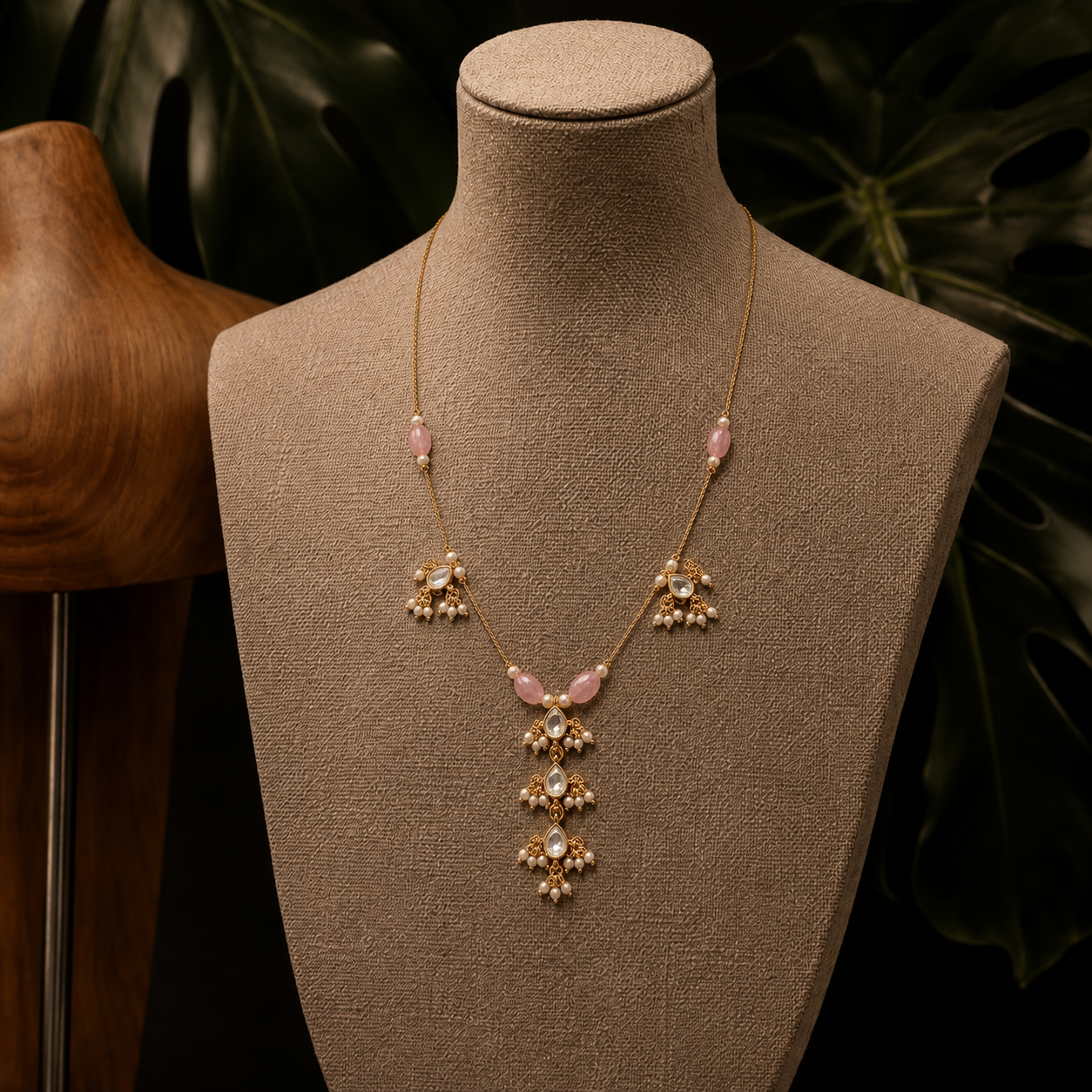 Blush Charm Necklace