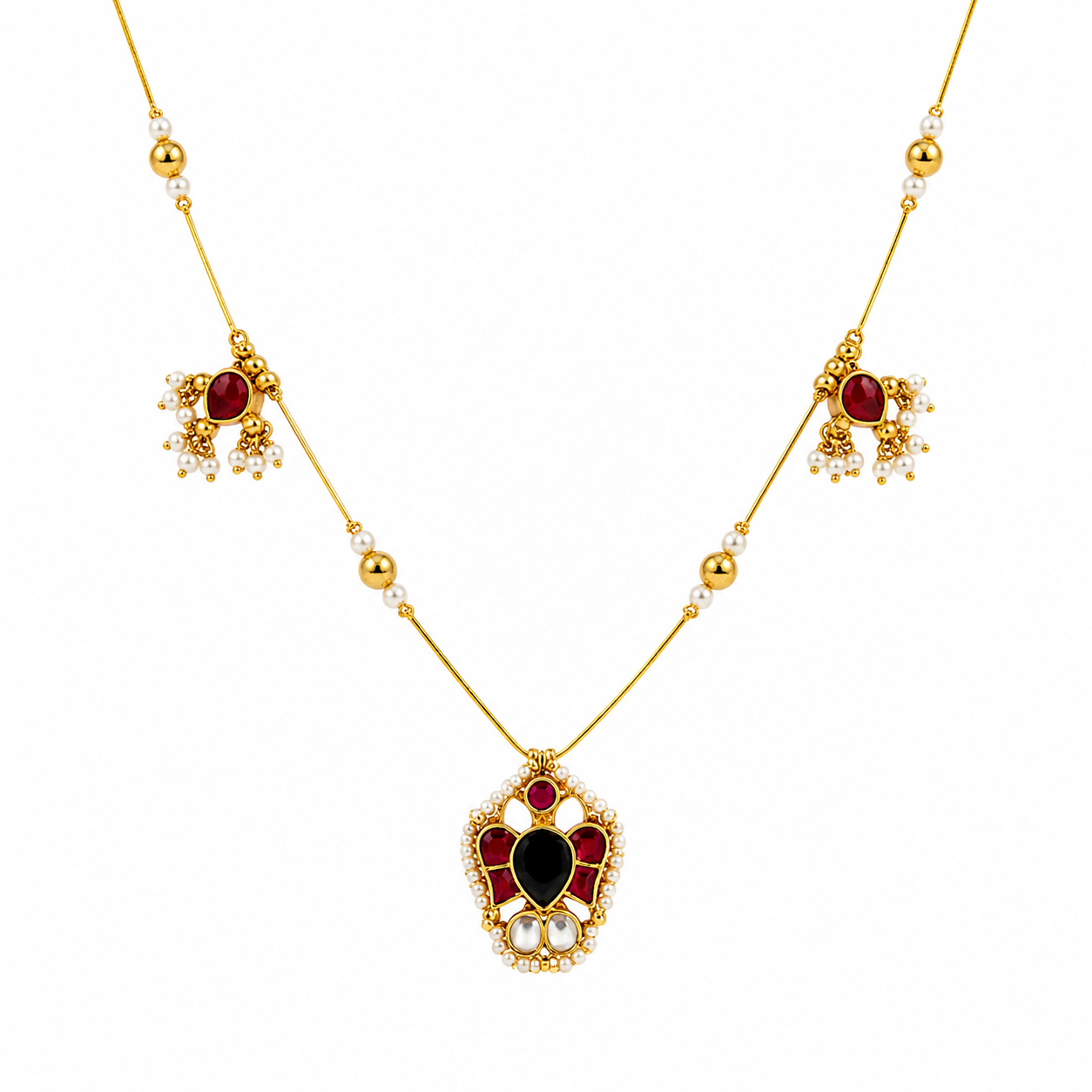 Charm Royal Ruby Necklace