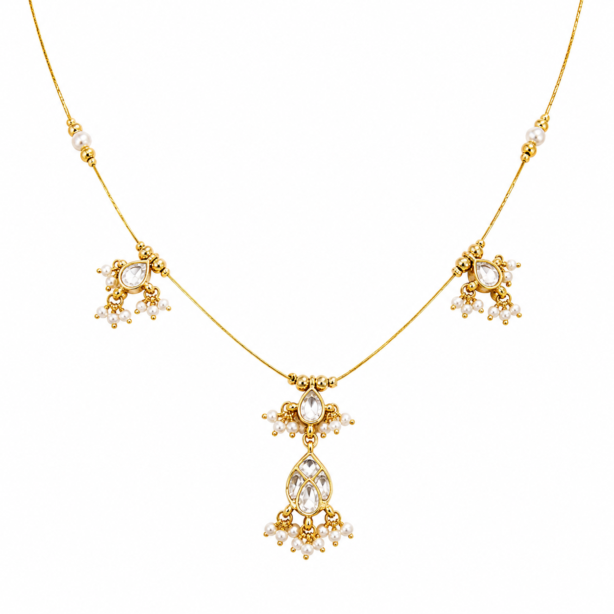 Classic Drop Pearl Necklace