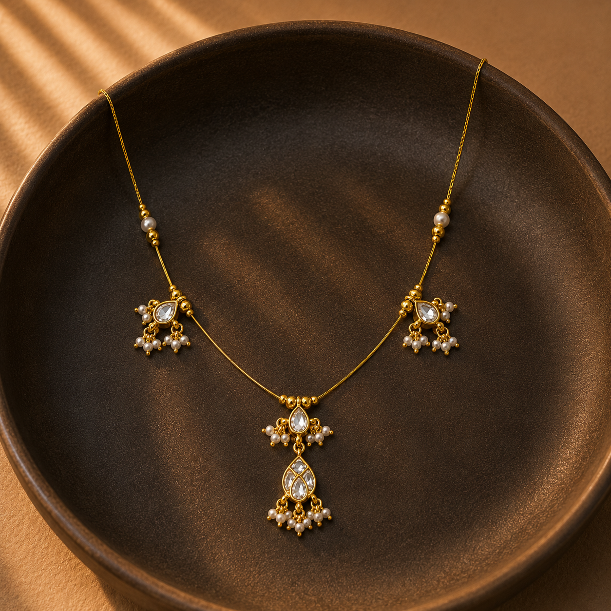 Classic Drop Pearl Necklace