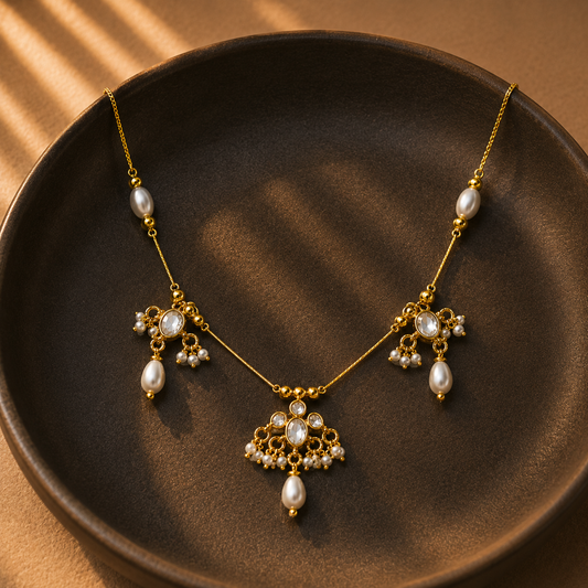 Dew Drop Pearl Harmony Necklace