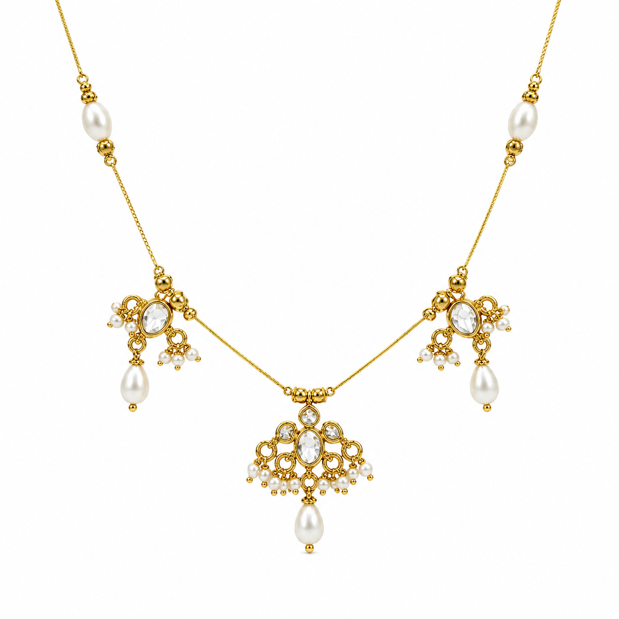 Dew Drop Pearl Harmony Necklace