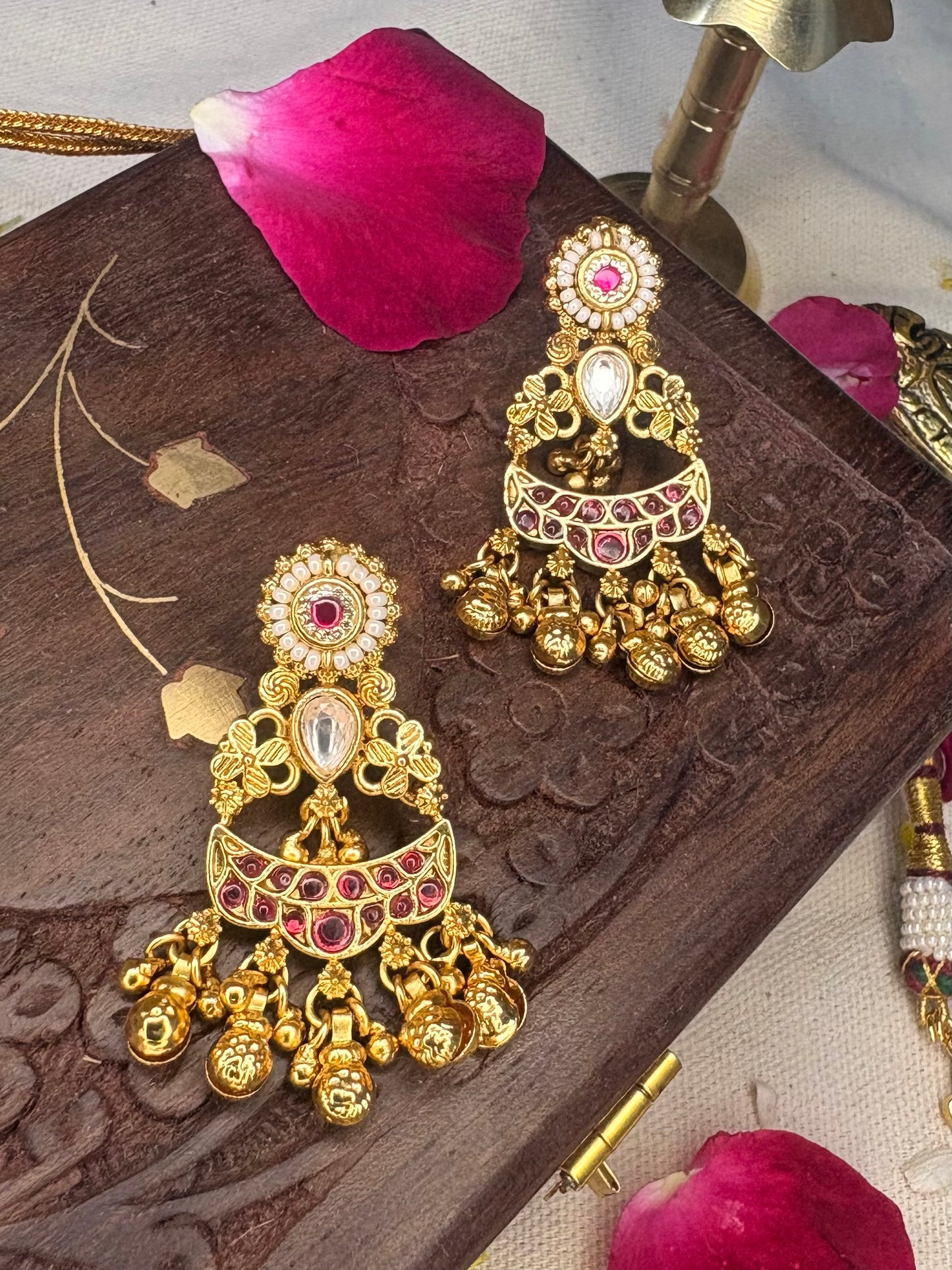 Rajwada Kundan Haar Set HT1009