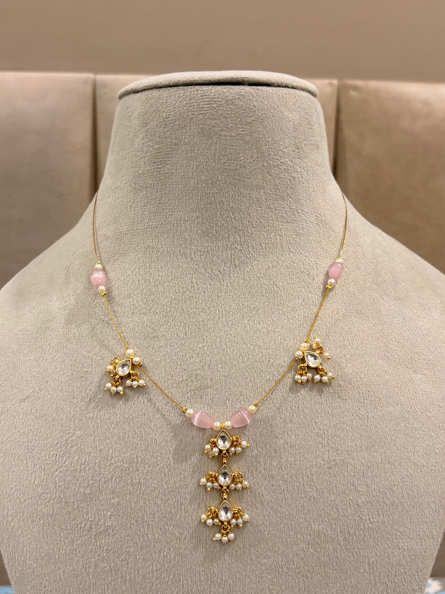 Blush Charm Necklace MN1004