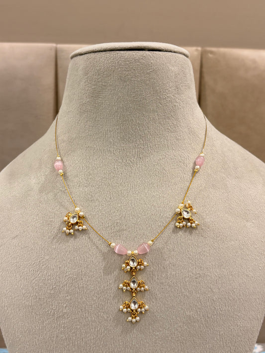 Blush Charm Necklace MN1004