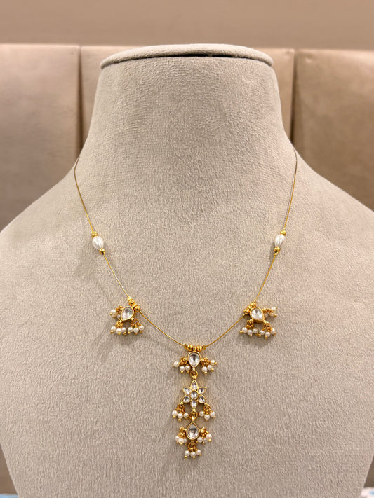 Celestial pearl cascade necklace MN 1010