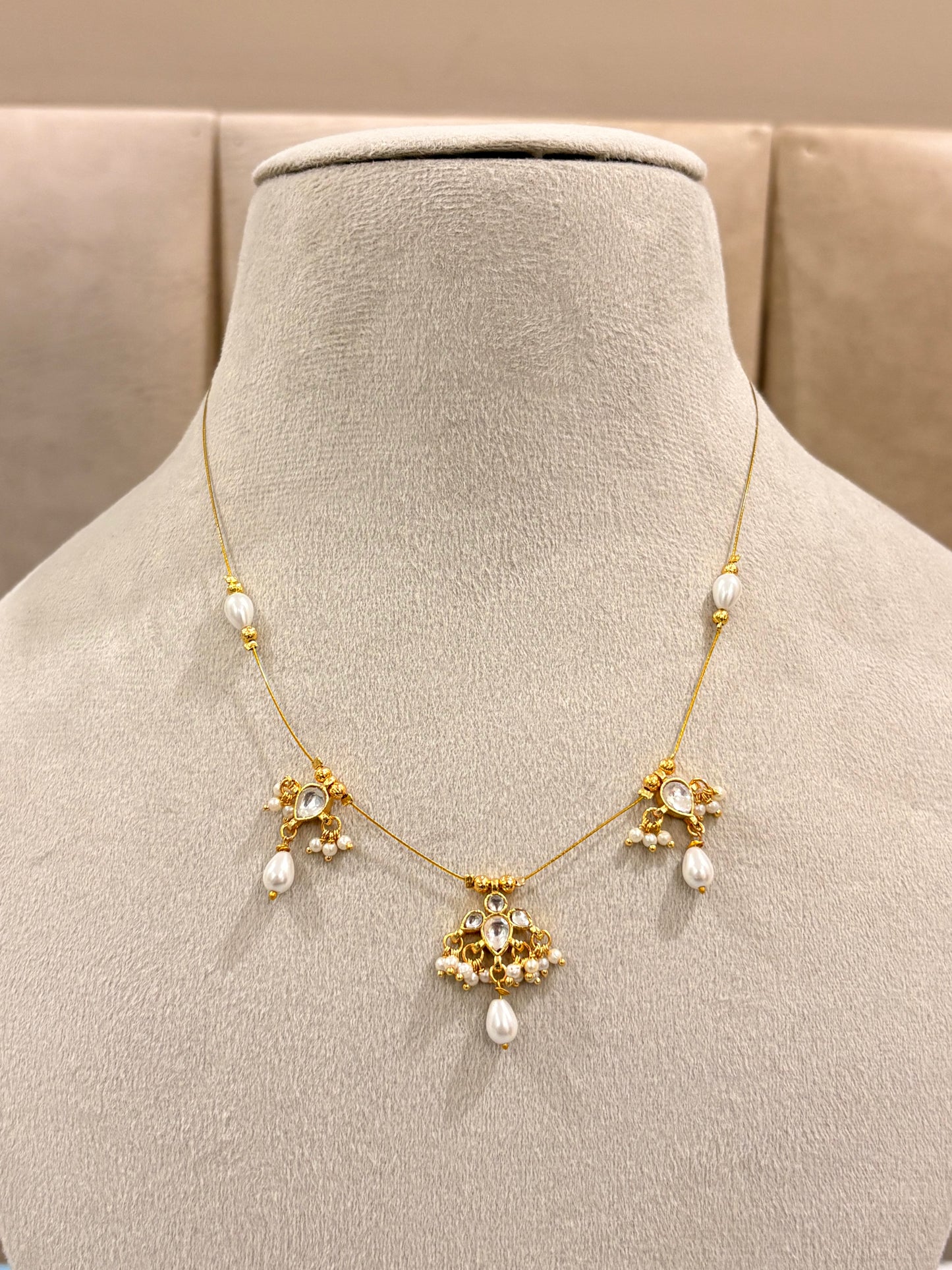 Dew drop pearl harmony necklace MN1011
