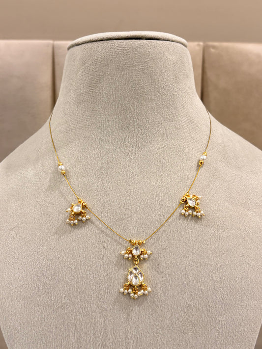 Classic drop pearl necklace MN1009