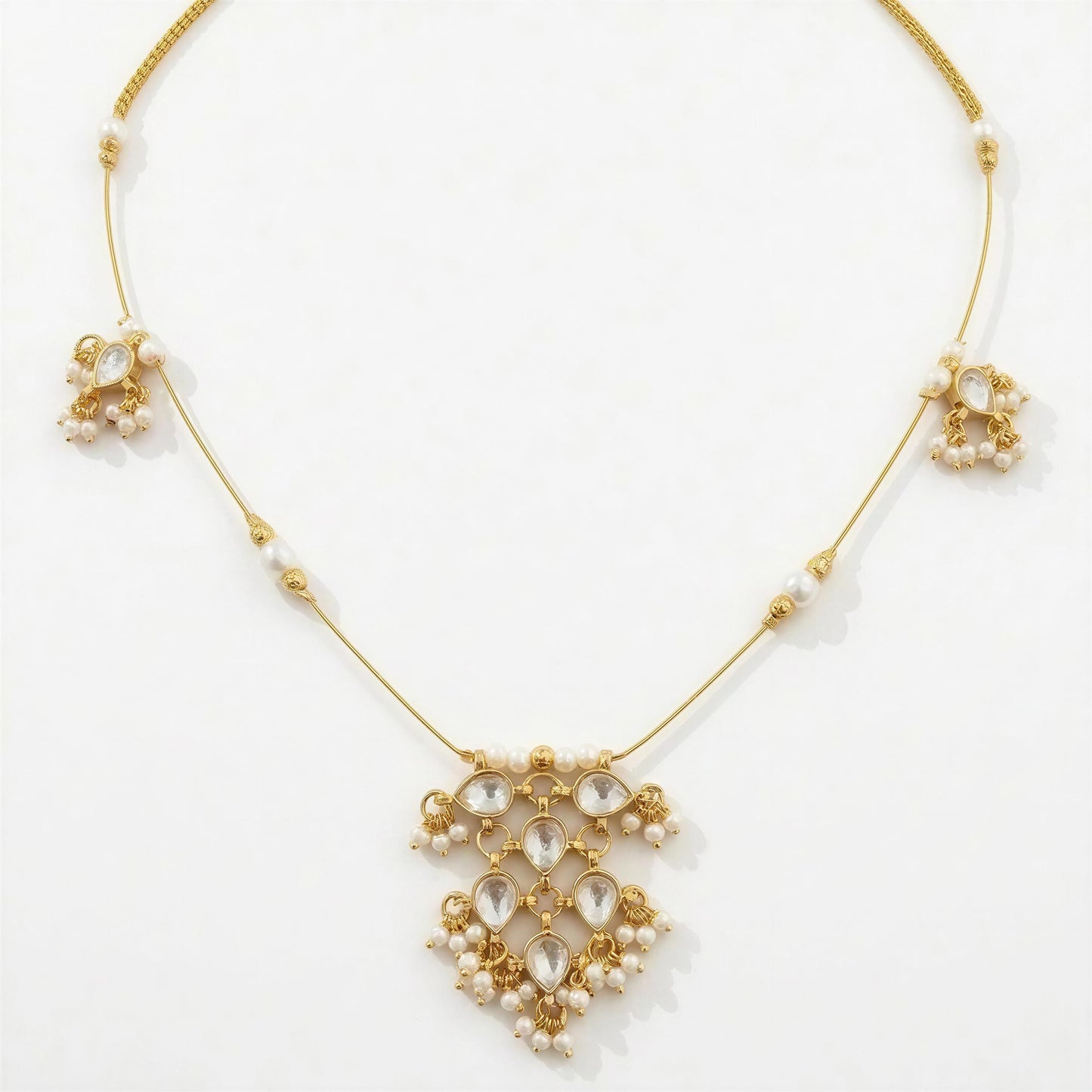 Noor pearl drop necklace MN1017
