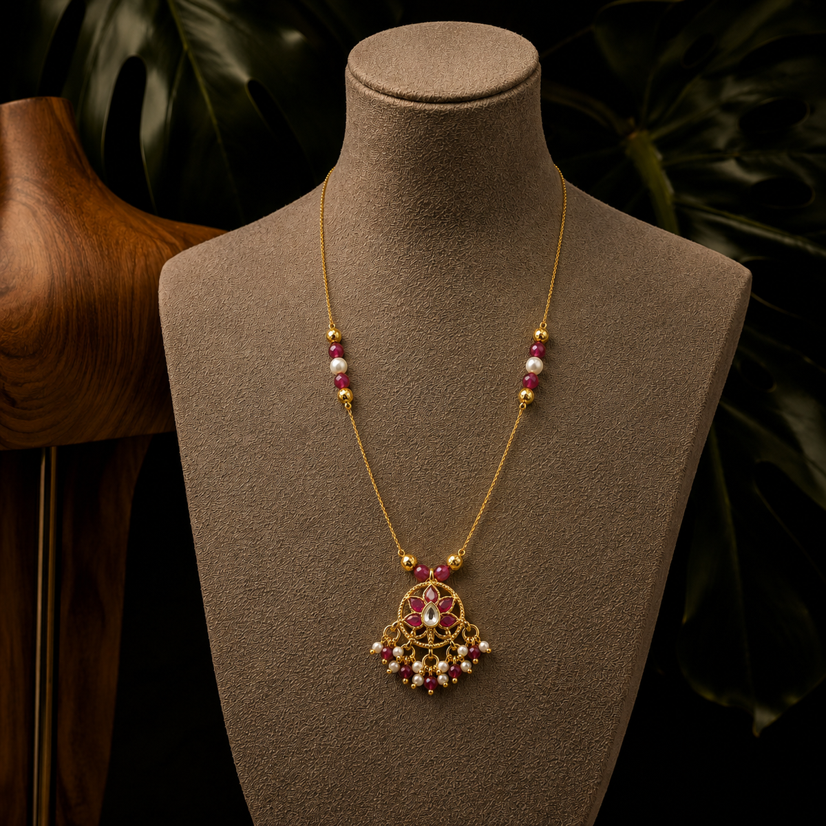 Ruhani lotus necklace