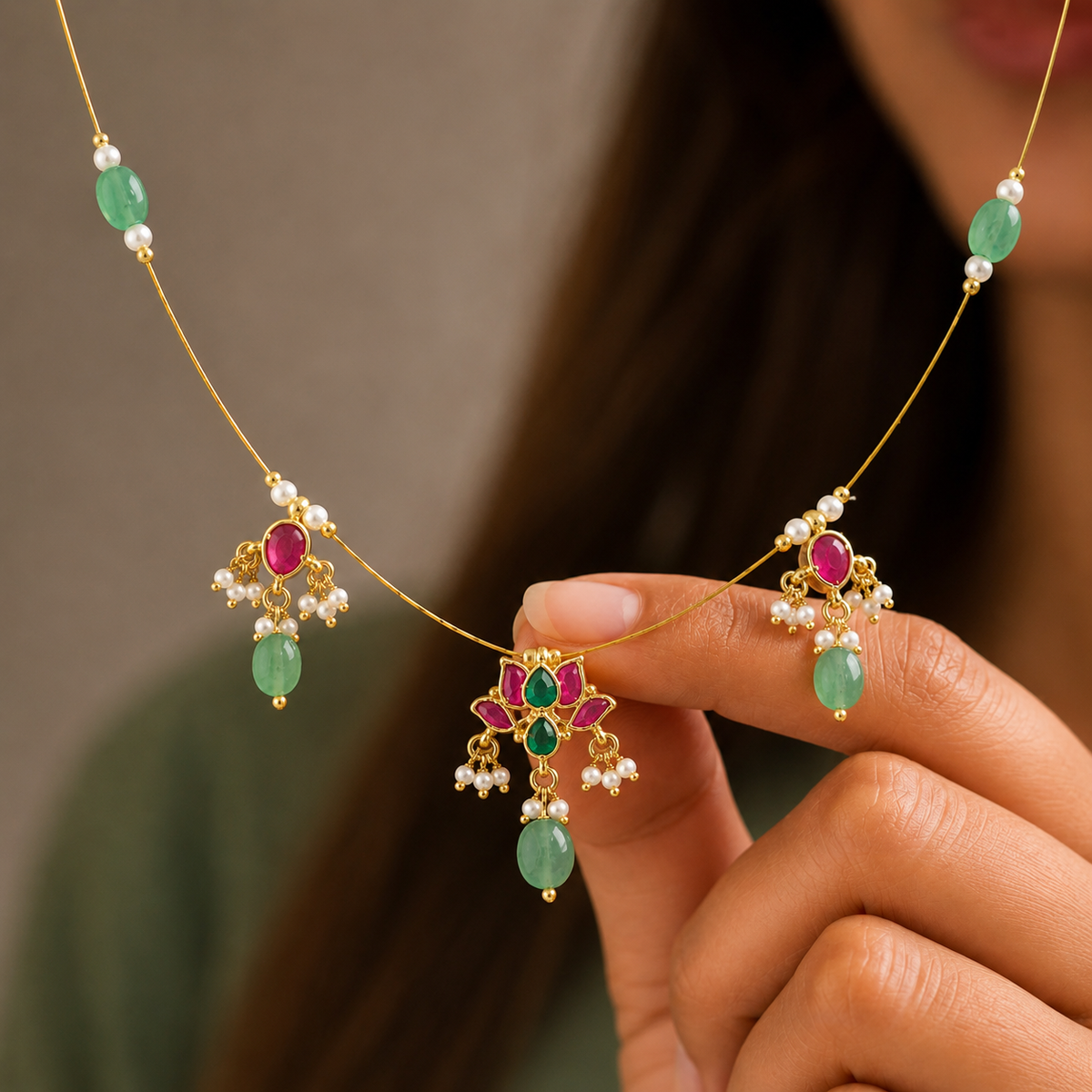 Gulnar bloom necklace