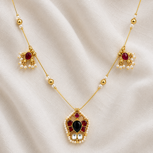 Charm Royal Ruby Necklace