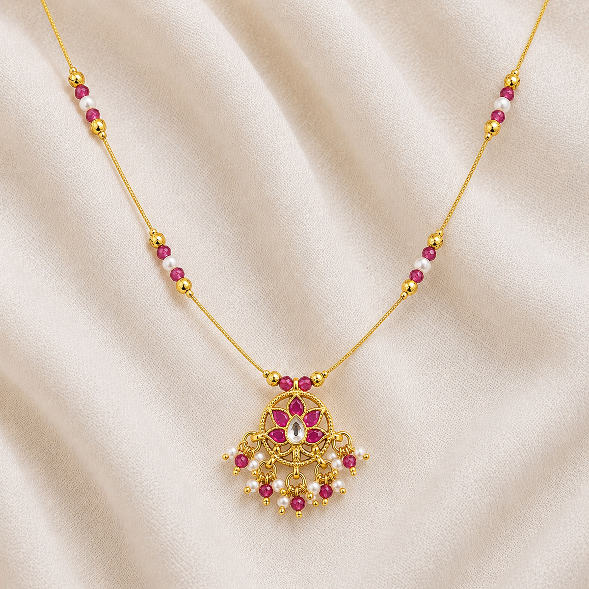 Ruhani lotus necklace