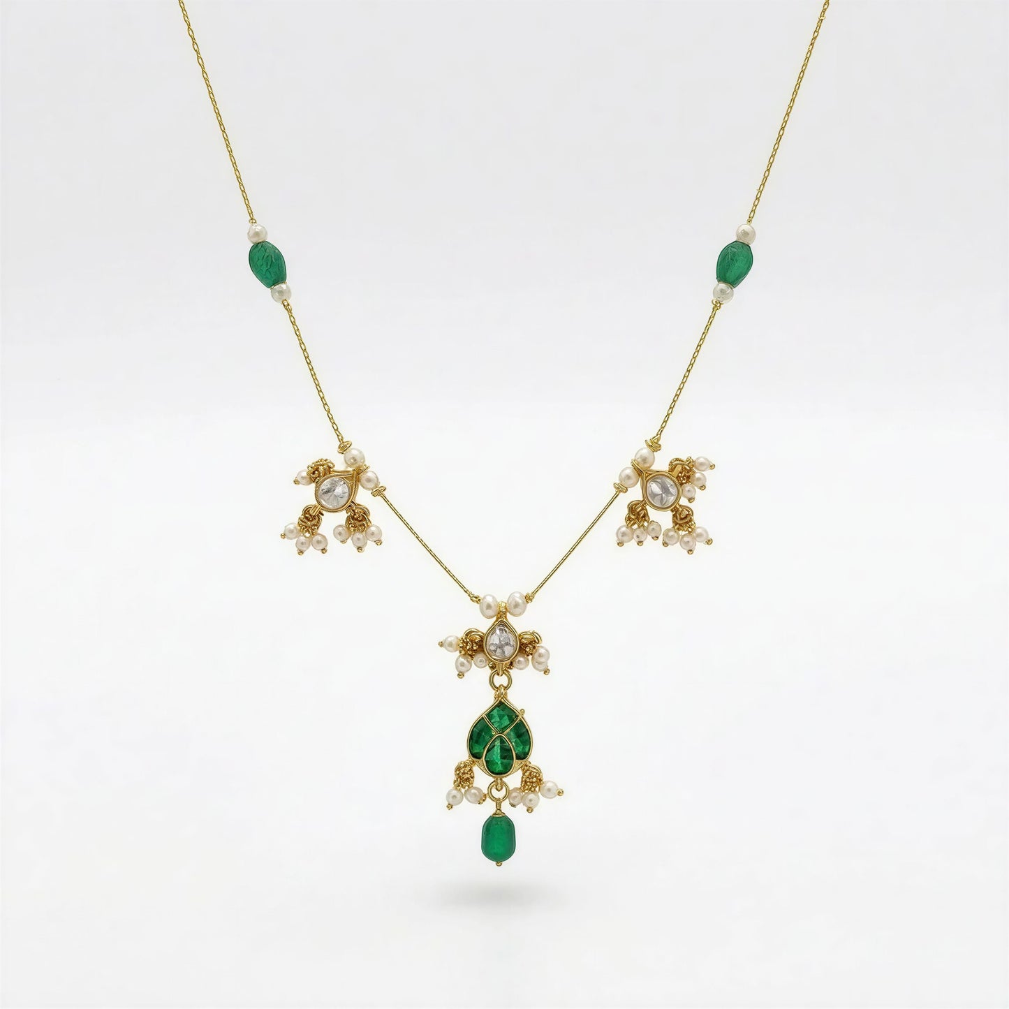 Emerald Drop Necklace MN1001