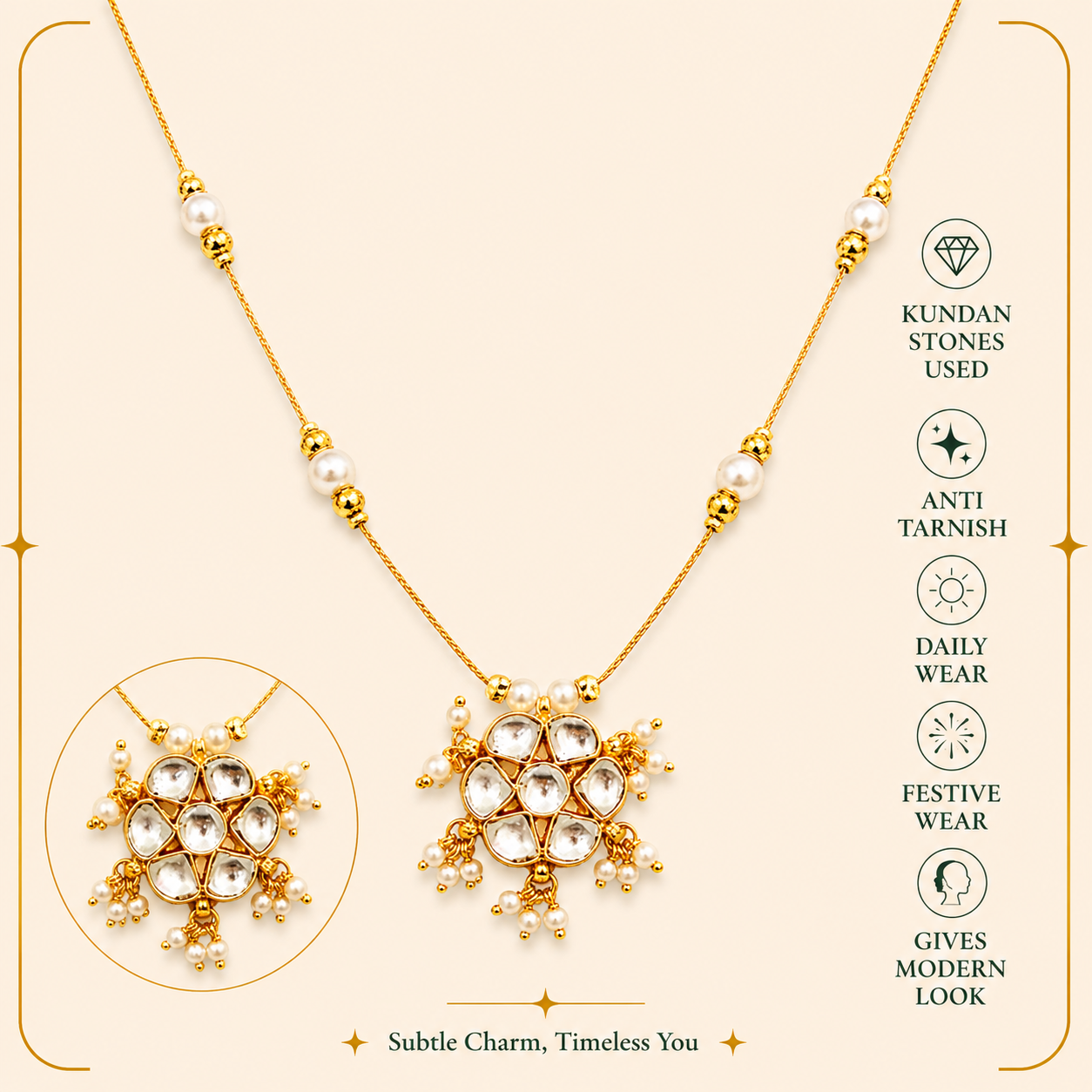 Pearl Bloom Necklace MN1002