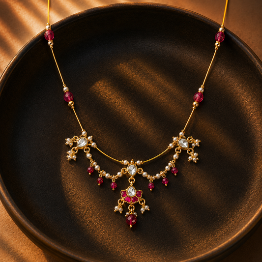 Rangrez pearl necklace
