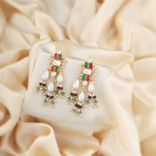 Noor-E-Gul Pachi Kundan Choker Necklace PC1001