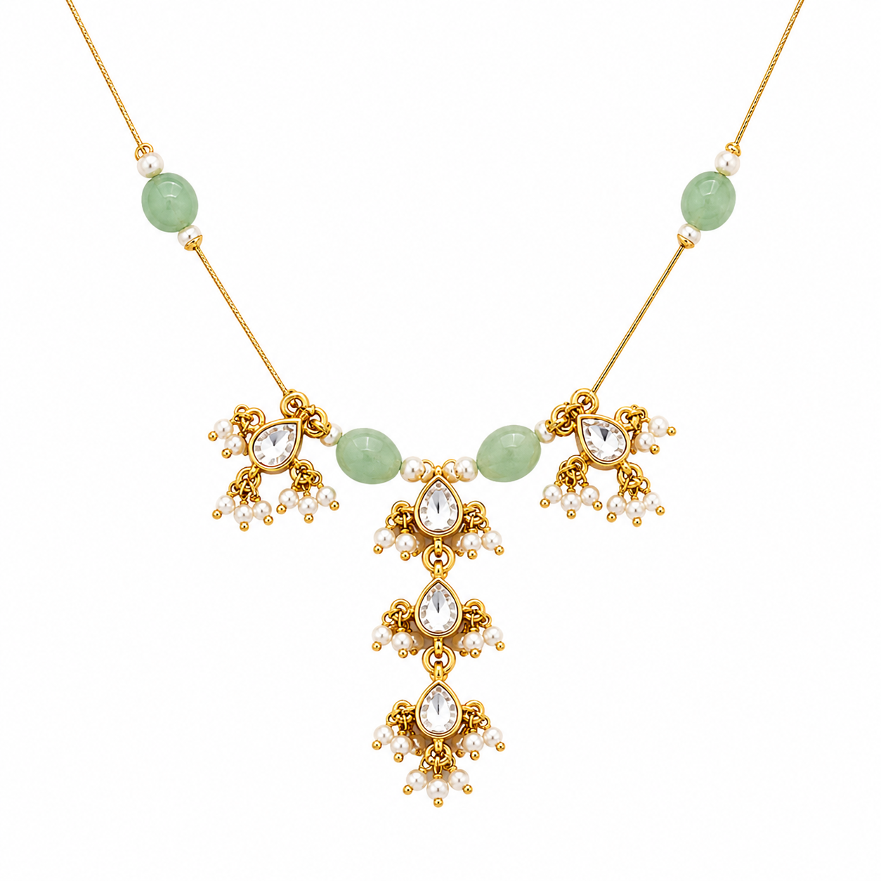 Mint Drop Necklace
