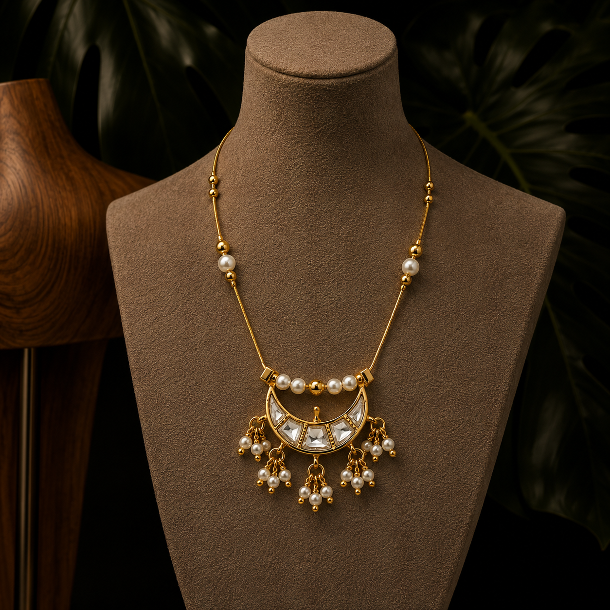 Moonlit Pearl Necklace
