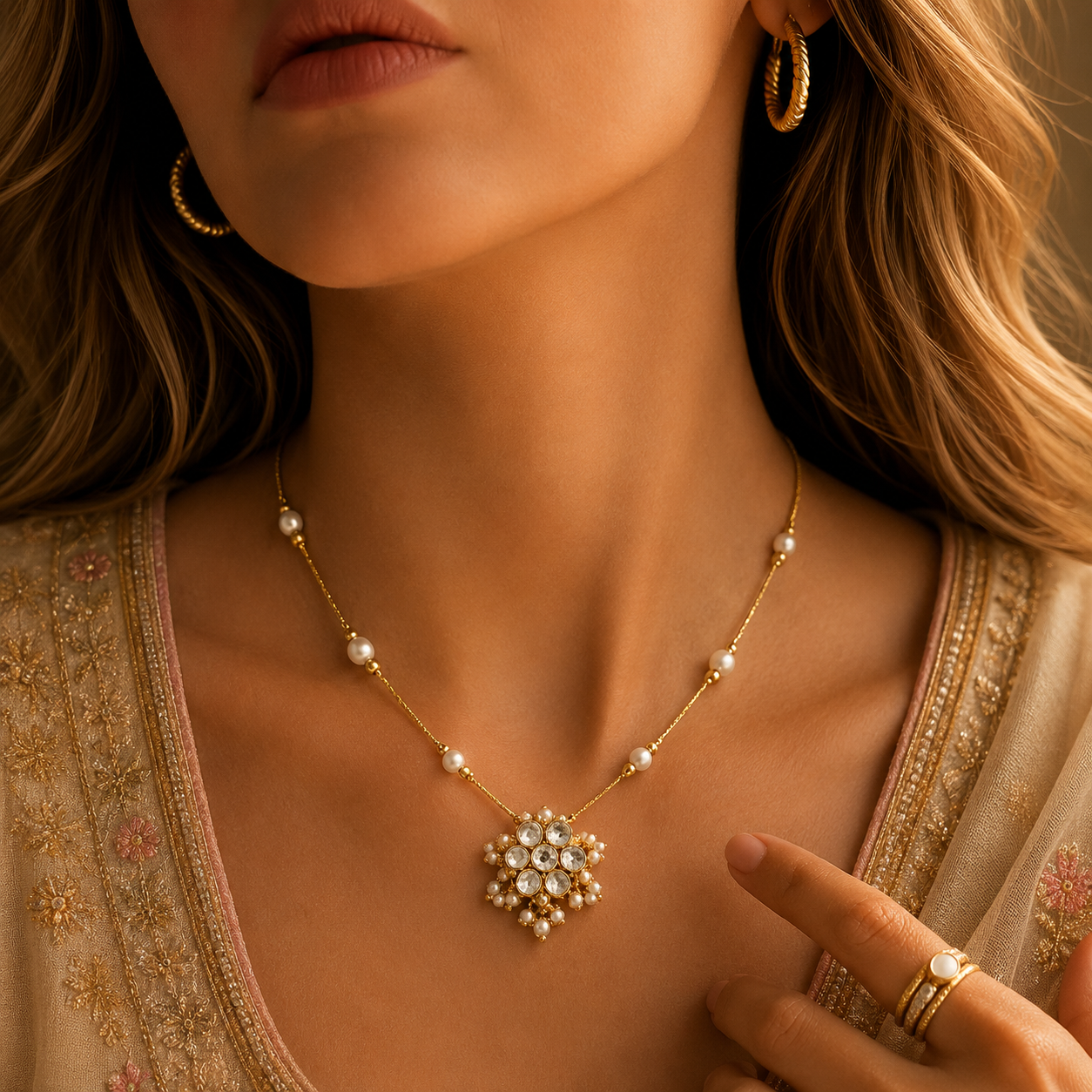 Pearl Bloom Necklace