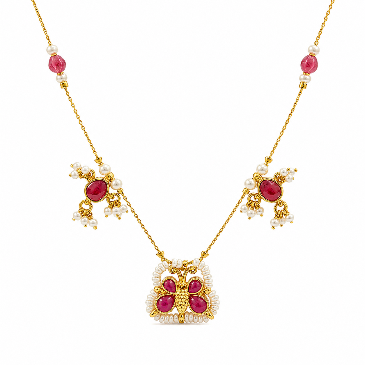 Pearlwing Butterfly necklace